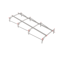 Опорная конструкция для установки оборудования TECHNORAPTOR 1500х4000 тип 2 HD  KM-TR-SSEI-1500-4000-2 HD  КМ - профиль