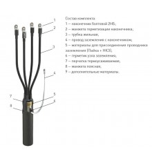 Муфта 3 ПКТпб-1 (4-10) нг-Ls без наконечников  zeta23405  ЗЭТАРУС