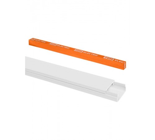 Кабель-канал 20х10 (9 шт по 1 м) белый (розн.упак.)  SQ0402-4804  TDM