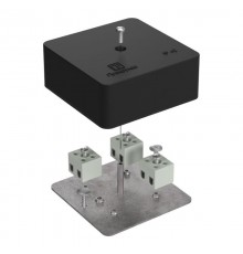 Коробка огнестойкая для кабель-канала 40-0450-FR1.5-6 Е15-Е120 RAL9005 75х75х30 (87 шт/кор) черная  40-0450-9005-FR1.5-6  Промрукав