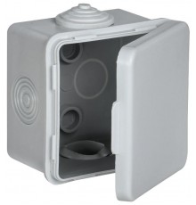 Коробка расп. КМ 65х65х50мм о/к IP54 4 вв. (7035)  UKO31-065-065-050-K03-54  GENERICA