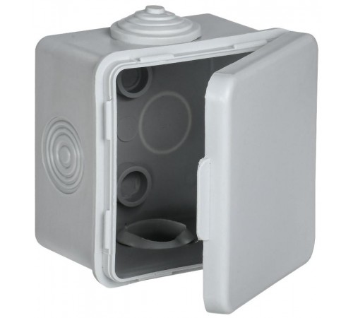 Коробка расп. КМ 65х65х50мм о/к IP54 4 вв. (7035)  UKO31-065-065-050-K03-54  GENERICA