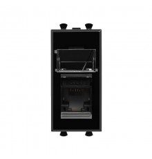 Компьютерная розетка "Черный квадрат" Avanti RJ-45 модульная, кат. 5е , 1 мод  4402461  DKC