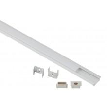 Комплект с врезным анодированным профилем  2206-1m 22х6мм, 1м, серебристый САВ251   Б0062794  ЭРА