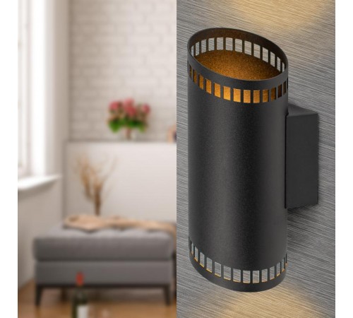 Светильник настенный  WL51 BK G9 40Вт IP20 черный  Б0061197  ЭРА