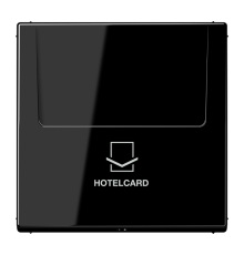 Накладка-картодержатель для балансирных механизмов 531U, 532U, 533U, 534U; термопласт; черный; LS990  LS590CARDSW  Jung