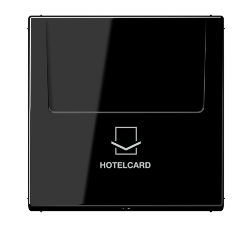 Накладка-картодержатель для балансирных механизмов 531U, 532U, 533U, 534U; термопласт; черный; LS990  LS590CARDSW  Jung