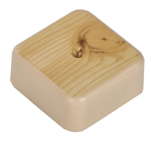 Коробка распределительная КМ для о/п 50х50х20мм сосна  UKO10-050-050-020-K34-E  IEK