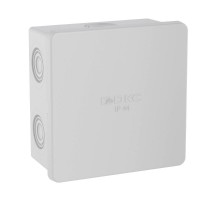 Коробка распределительная с кабельными вводами. IP44. 80х80х40мм  53700  DKC