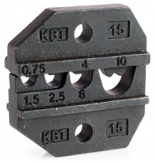 Матрица для опрессовки изолированных наконечников МПК-15  69967  КВТ