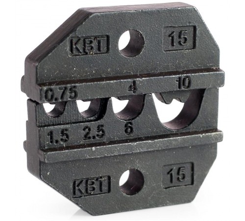 Матрица для опрессовки изолированных наконечников МПК-15  69967  КВТ