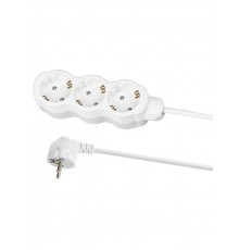 Удлинитель бытовой "Люкс" 3 гнезда, 10 м, с/з, с з/ш, ПВС 3х1 мм2, 16 А, 250 В, 3500 Вт  SQ1303-4029  TDM