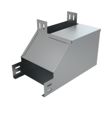 Угол вертикальный внутренний L 50х400 мм с разворотом трассы на 90 град  NLPD90-50-400-L  КМ-профиль