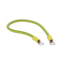 Перемычка медная сеч. 6 мм2, с наконечниками под винт М6, в комплекте с метизами HDZ, L 300 мм  SC6L300KHDZ  DKC