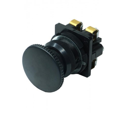 КЕ-021 У3 исп.2, черный, 1з+1р, гриб без фиксации, IP40, 10А, 660В, выключатель кнопочный (ЭТ)  ET506636  Электротехник