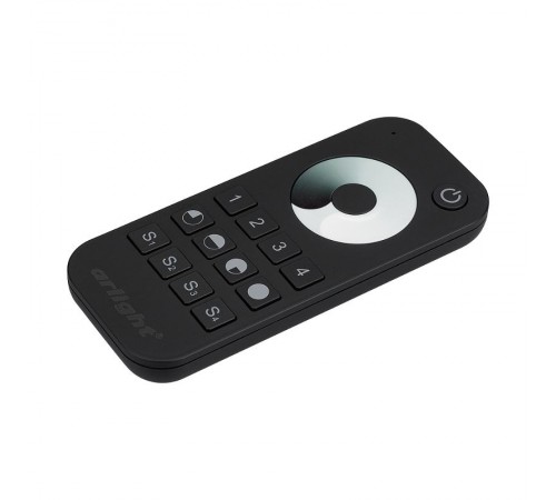 Пульт SMART-R24-DIM Black (4 зоны, 2.4G)  023475  Arlight