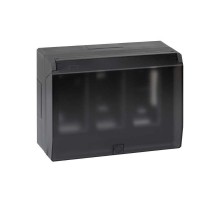 Simon CIMA 500 Бокс на 3 модуля 500CIMA с крышкой, наружный монтаж, 164х100х220мм, графит  51040003-038  Simon