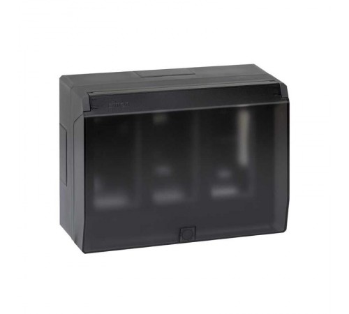 Simon CIMA 500 Бокс на 3 модуля 500CIMA с крышкой, наружный монтаж, 164х100х220мм, графит  51040003-038  Simon
