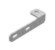 Кронштейн для консолей поддерживающий прямой, толщ. 3,0 мм, Сендзимир цинк, 055404  ККПП-3,0-СЦ   Ostec