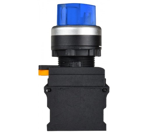 Переключатель с подсв. 2 полож. 1NO+1NC синий MASTER  MI-SW60-11XD-3-14-2-K07  IEK