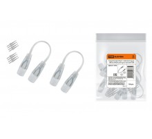 Коннектор для гибкого соединения неона SMD5050-RGB-220 B односторонний  SQ0331-1540  TDM