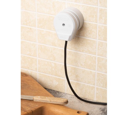 Разъем РШ-ВШ 32А 250В 2P+PE (ОУ) пластиковый бел. EKF PROxima  AS-250-O-01  EKF