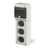 Корпус на 6 модулей и 3 поста  с основанием 70х87 мм.  DIS6323500  DKC