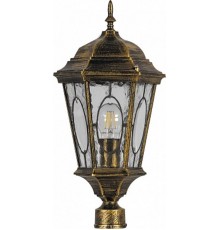 Светильник садово-парковый PL162 60W 230V E27 205*175*440мм черное золото (малый, на столб 0,41М) ДИАМЕТР ОСНОВАНИЯ 45 мм  11329  FERON