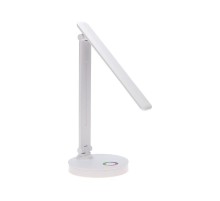 Светильник настольный с RGB-ночником, LED, 12Вт, 3 цвета свечения, диммируемый, на основании, белый  75-0226  REXANT