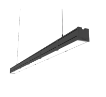 Светильник светодиодный ДСО/ДПО Mercury Pro GL 21Вт 4000К CRI90 RAL9005 компл провод 2м подвесы 2м опал закаленное стекло 1516 х 66 х 68  V1-R0-9R258