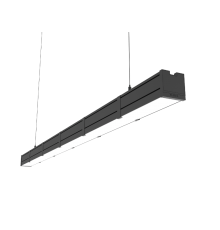 Светильник светодиодный ДСО/ДПО Mercury Pro GL 21Вт 4000К CRI90 RAL9005 компл провод 2м подвесы 2м опал закаленное стекло 1516 х 66 х 68  V1-R0-9R258