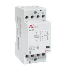 Контактор модульный КМ 25А 3NO+1NC 230VAC (2 мод.) AVERES  km-av-2-25-31-230V  EKF