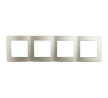 Рамка на 4 поста 12-5004-15  ,  перламутр  Б0019381  ЭРА