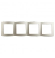 Рамка на 4 поста 12-5004-15  ,  перламутр  Б0019381  ЭРА