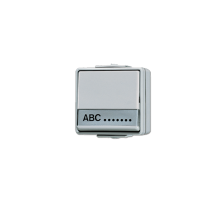 Кнопка для накладного монтажа без фиксации, однополюсная с НО контактом IP44  631NAW  Jung