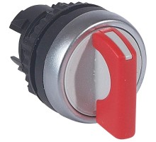 Переключатель с рукояткой - Osmoz - для комплектации - без подсветки - IP 66 - 2 положения с фиксацией - красный  023905  Legrand