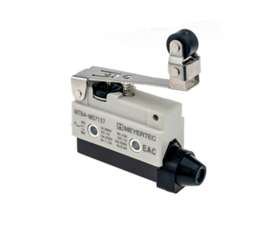 Выключатель концевой, NO+NC, IP54,рычаг с поворотным роликом MTB4-MS7127  54263  ОВЕН