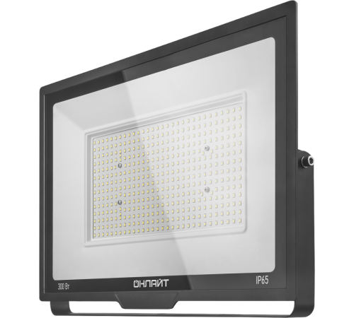 Прожектор светодиодный  90 481 OFL-04-01-300-6.5K-BL-IP65-LED)  90481  ОНЛАЙТ