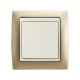 Simon 82 Рамка декоративная, 4 поста, S82, шампань-слоновая кость  82744-34  Simon