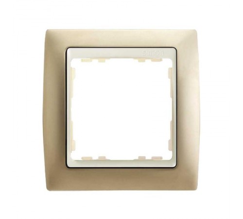 Simon 82 Рамка декоративная, 1 пост, S82, шампань-слоновая кость  82714-34  Simon