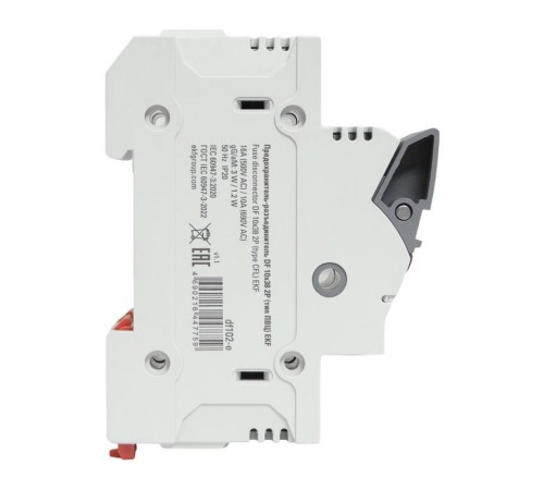 Предохранитель-разъединитель DF 10х38 2Р (тип ПВЦ)   df102-e  EKF