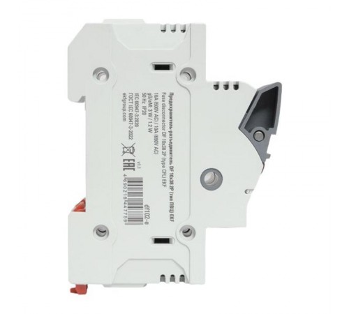 Предохранитель-разъединитель DF 10х38 2Р (тип ПВЦ)   df102-e  EKF