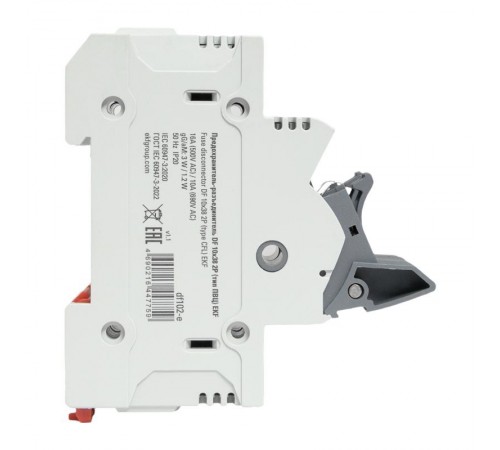 Предохранитель-разъединитель DF 10х38 2Р (тип ПВЦ)   df102-e  EKF