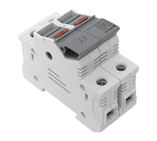 Предохранитель-разъединитель DF 10х38 2Р (тип ПВЦ)   df102-e  EKF