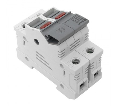 Предохранитель-разъединитель DF 10х38 2Р (тип ПВЦ)   df102-e  EKF
