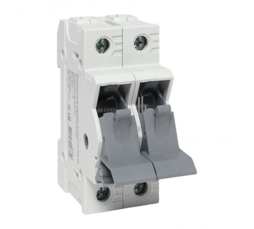 Предохранитель-разъединитель DF 10х38 2Р (тип ПВЦ)   df102-e  EKF