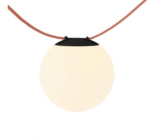 DK5552-BK Cветильник для трека-ремня Belty, серия Orb, со светодиодом, D180*H181мм, 48V DC, 10W, RA90, 120°, 4000K, IP20, черный, акрил