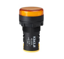 Лампа AD22DS(LED) матрица D22мм желтый 24В AC/DC  303937  КЭАЗ