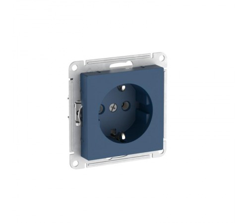 AtlasDesign Аквамарин Розетка с заземлением, 16А, механизм, быстрозажимные клеммы  ATN001143S  SE