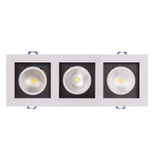 Светильник светодиодный карданный PSP-S 213  3x8W 4000K 55° White IP40  .5005662  Jazzway